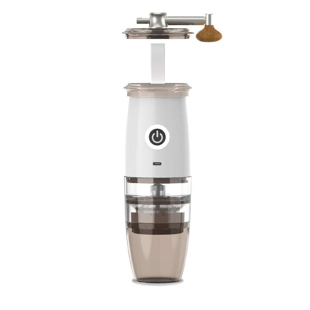 Small Coffee Machine Portable Coffee Bean Grinder USB Electric Manual Integrated - Grand Goldman