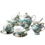 Small Exquisite Bone China Coffee Set Cup And Saucer Suit - Grand Goldman
