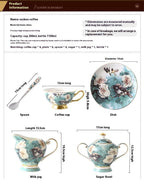 Small Exquisite Bone China Coffee Set Cup And Saucer Suit - Grand Goldman