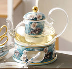 Small Exquisite Bone China Coffee Set Cup And Saucer Suit - Grand Goldman