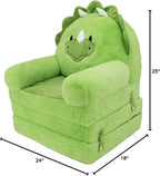 Soft Landing - Elite Seats - Premium Character Sofa Seat & Transformable Fold-Out Lounger with Carrying Handle – Dino - Grand Goldman