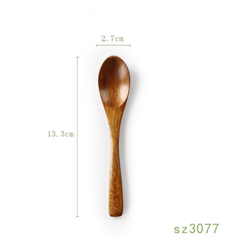 Solid Wood Spoon Japanese Honey Spoon - Grand Goldman