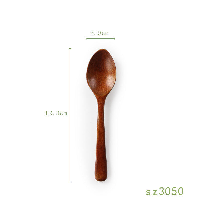 Solid Wood Spoon Japanese Honey Spoon - Grand Goldman
