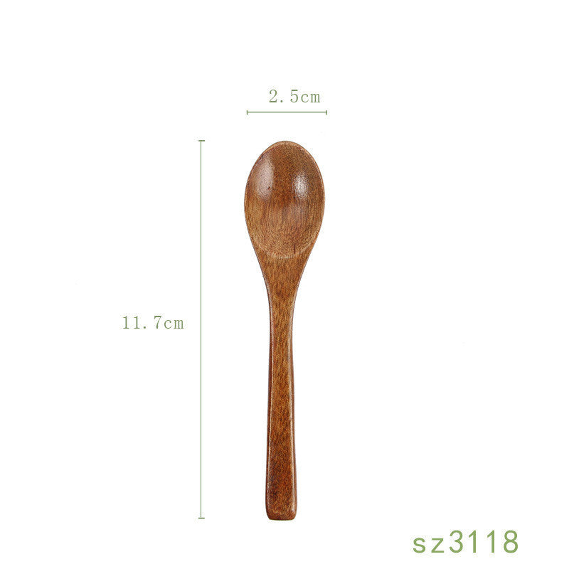 Solid Wood Spoon Japanese Honey Spoon - Grand Goldman