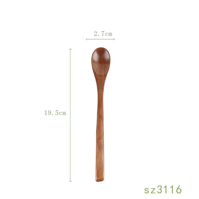 Solid Wood Spoon Japanese Honey Spoon - Grand Goldman