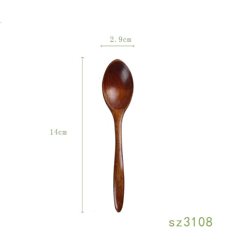 Solid Wood Spoon Japanese Honey Spoon - Grand Goldman