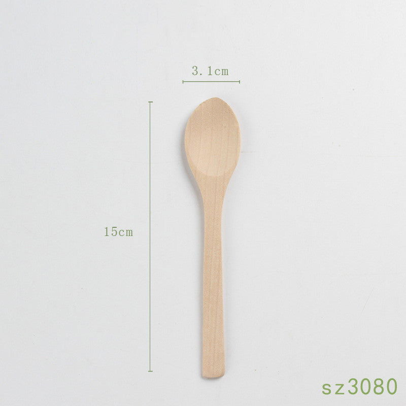 Solid Wood Spoon Japanese Honey Spoon - Grand Goldman