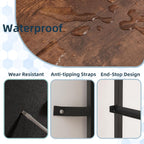 Somdot Tall Dresser for Bedroom with 5 Drawers, Storage Chest of Drawers with Removable Fabric Bins for Closet Bedside Nursery Laundry Living Room Entryway Hallway, Black - Grand Goldman