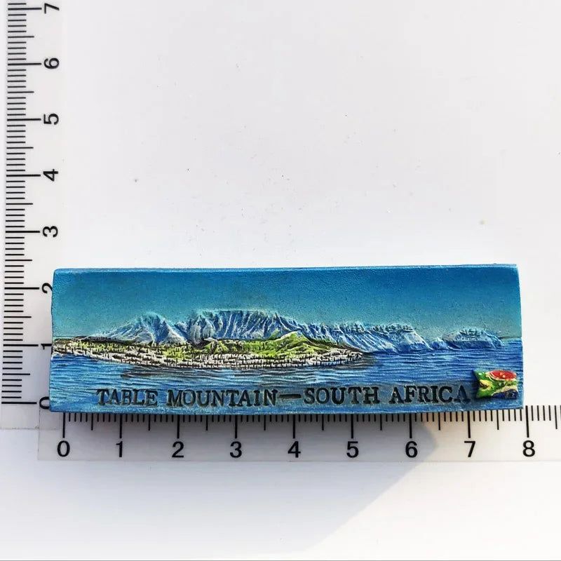 South Africa 3D Animal Tourist Souvenirs Fridge Magnet Refrigerator Sticker Africa's Big Five Resin Painted Crafts Gift Idea - Grand Goldman