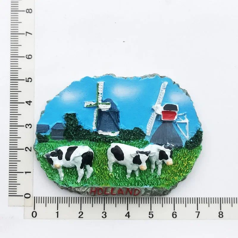 Spain Colosseo Roma Italy Austria Belgium Chile  Holland Santiago England Dominican Eilat Switzerland Portugal Fridge Magnets - Grand Goldman