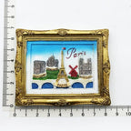 Spain Colosseo Roma Italy Austria Belgium Chile  Holland Santiago England Dominican Eilat Switzerland Portugal Fridge Magnets - Grand Goldman