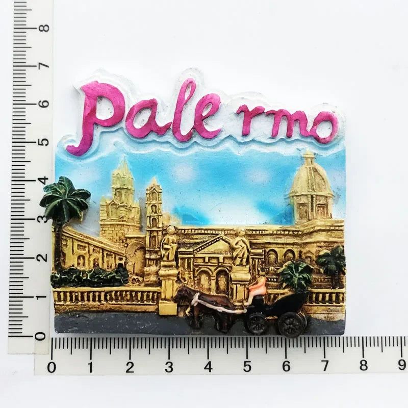 Spain Colosseo Roma Italy Austria Belgium Chile  Holland Santiago England Dominican Eilat Switzerland Portugal Fridge Magnets - Grand Goldman