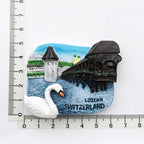 Spain Colosseo Roma Italy Austria Belgium Chile  Holland Santiago England Dominican Eilat Switzerland Portugal Fridge Magnets - Grand Goldman