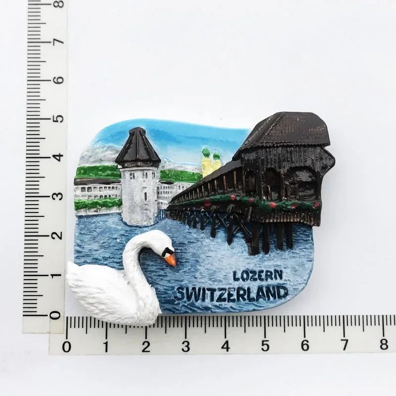 Spain Colosseo Roma Italy Austria Belgium Chile  Holland Santiago England Dominican Eilat Switzerland Portugal Fridge Magnets - Grand Goldman