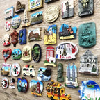 Spain Colosseo Roma Italy Austria Belgium Chile  Holland Santiago England Dominican Eilat Switzerland Portugal Fridge Magnets - Grand Goldman