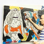 Spain Fridge Magnet European Spanish Painter Picasso 3d Cultural Tourist Souvenirs Magnetic Refrigerator Stickers Creative Gifts - Grand Goldman