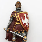 Spain Fridge Magnet Spanish Creative Tourist Souvenir Shield 3d Warrior Magnetic Stick Refrigerator Decoration Collection Gift - Grand Goldman