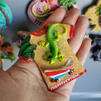 Spain Fridge Magnets Mallorca Menorca  Ibiza Lizard Gecko Spanish Island of Fuerteventura Home Decor Collection Tourist Souvenir - Grand Goldman