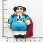 Spain Fridge Magnets Tourism Souvenir Arts and Crafts Cute Flamenco Bullfighter Magnetic Refrigerator Stickers Home Decoration - Grand Goldman