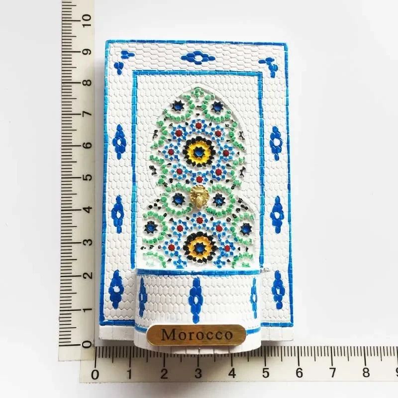 Spain Granada Fridge Magnet Oman Islamic Style Mirror Frame Magnetic Refrigerator Stickers for Home Decor Collection Gifts Ideas - Grand Goldman