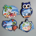 Spain IBIZA Tenefife Barcelona Woodon Refrigerator Magnets Travel Souvenir Home Decoration Gift for Friends - Grand Goldman