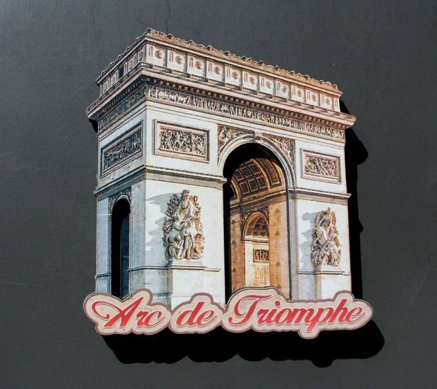 Spain Ibiza Dubai Chicago Germany Norway England Santorini Greece Lisboa Egypt Arch of Triumph Fridge magnets tourist souvenir - Grand Goldman