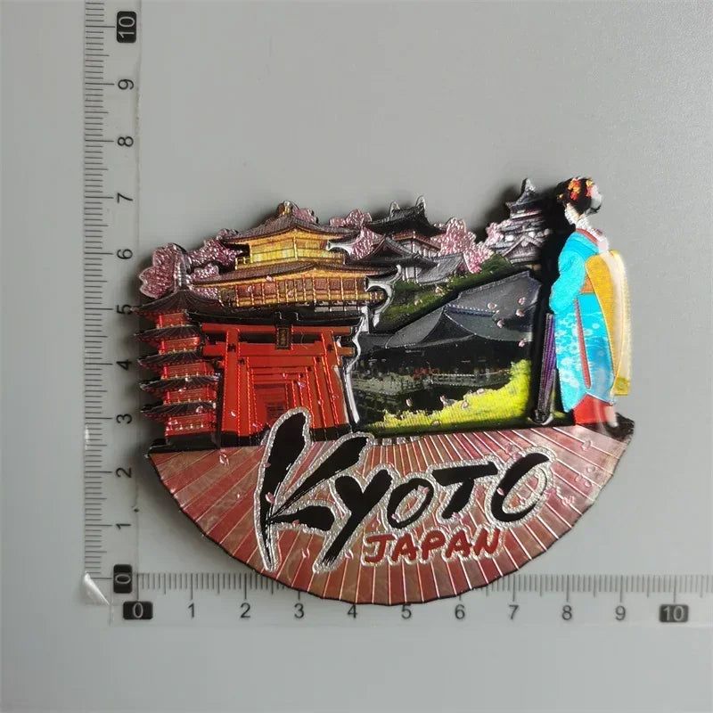 Spain Ibiza Dubai Chicago Germany Norway England Santorini Greece Lisboa Egypt Arch of Triumph Fridge magnets tourist souvenir - Grand Goldman
