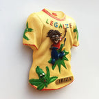 Spain Ibiza Fridge Magnets Tourist Souvenir 3D Tobacco T-Shirt Chopin's Residence Refrigerator Sticker Home Decoration - Grand Goldman