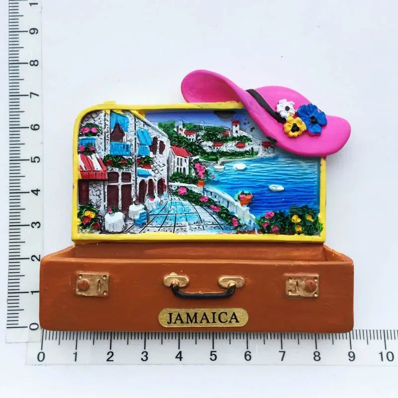 Spain Israel Jerusalem Germany Japan Jamaica Hawaii Myanmar Bahamas Tourist Souvenirs Magnetic Refrigerator Stickers Decoration - Grand Goldman