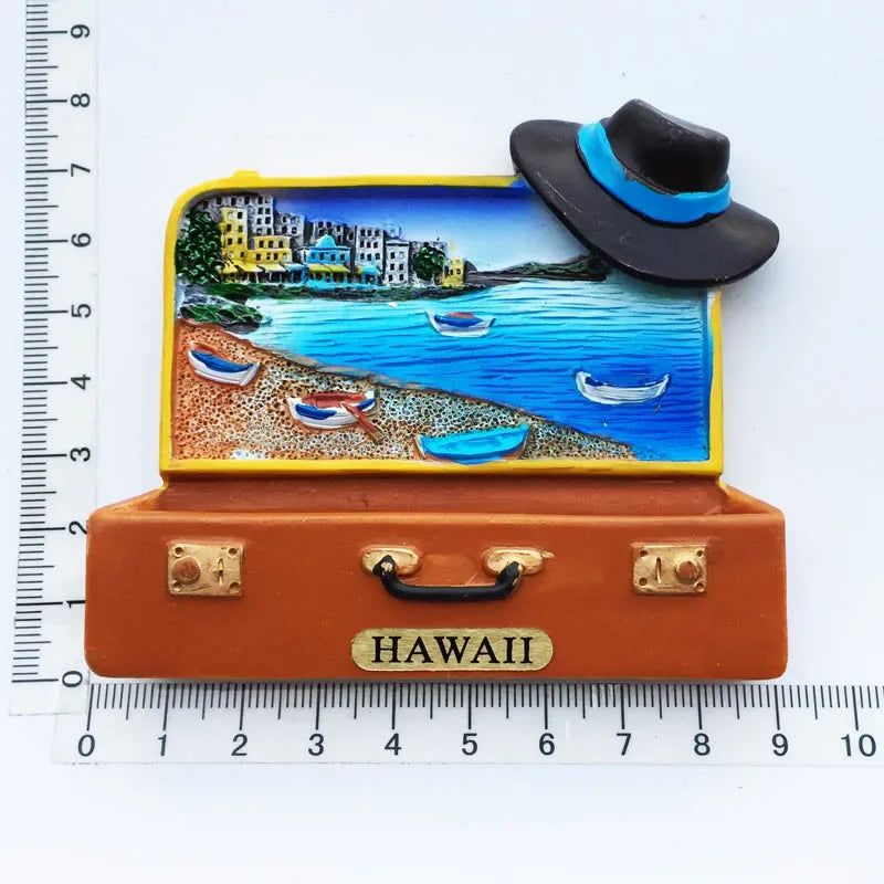 Spain Israel Jerusalem Germany Japan Jamaica Hawaii Myanmar Bahamas Tourist Souvenirs Magnetic Refrigerator Stickers Decoration - Grand Goldman