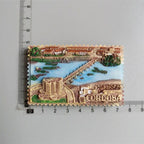 Spain Refrigerator Magnets Tourist Souvenir Cordoba Barcelona Mallorca Sevilla Cantabria Travel Gifts Magnetic Fridge Stickers - Grand Goldman