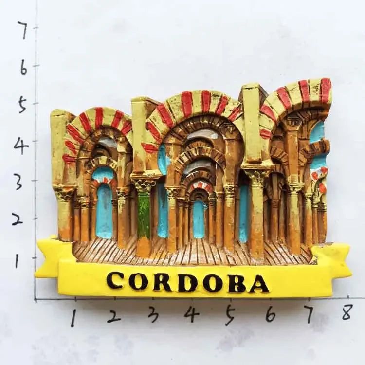 Spain Refrigerator Magnets Tourist Souvenir Cordoba Barcelona Mallorca Sevilla Cantabria Travel Gifts Magnetic Fridge Stickers - Grand Goldman