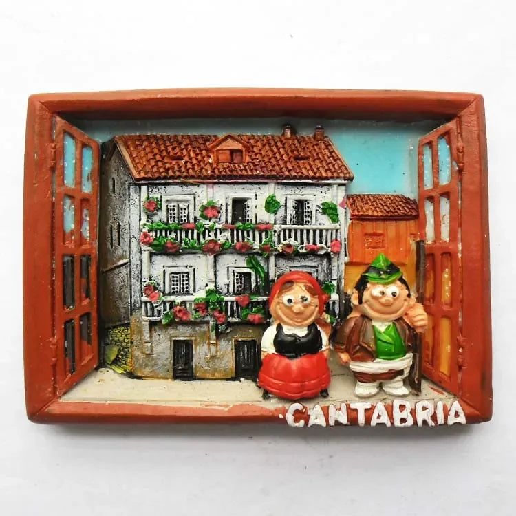 Spain Refrigerator Magnets Tourist Souvenir Cordoba Barcelona Mallorca Sevilla Cantabria Travel Gifts Magnetic Fridge Stickers - Grand Goldman