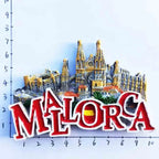 Spain Refrigerator Magnets Tourist Souvenir Cordoba Barcelona Mallorca Sevilla Cantabria Travel Gifts Magnetic Fridge Stickers - Grand Goldman