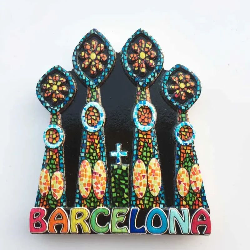 Spain Refrigerator Magnets Tourist Souvenir Cordoba Barcelona Mallorca Sevilla Cantabria Travel Gifts Magnetic Fridge Stickers - Grand Goldman