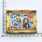 Spain Refrigerator Magnets Tourist Souvenir Cordoba Barcelona Mallorca Sevilla Cantabria Travel Gifts Magnetic Fridge Stickers - Grand Goldman