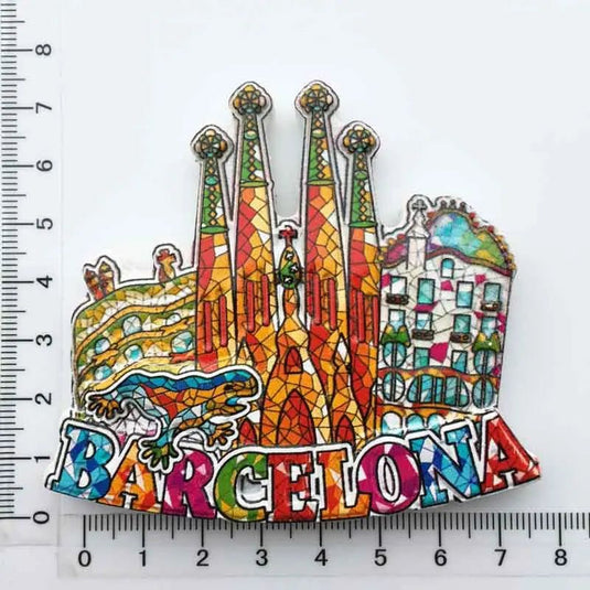 Spanish Barcelona Tourist fridge magnetSouvenirs Magnetic Stickers Refrigerator Stickers for home decor - Grand Goldman