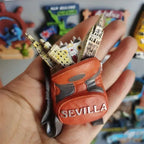 Spanish Fridge Magnets Toledo La Catedra Cathedral Malaga Montserrat Magnetic Refrigerator Stickers Tourist Souvenirs Idea Gifts - Grand Goldman