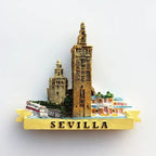 Spanish Fridge Magnets Toledo La Catedra Cathedral Malaga Montserrat Magnetic Refrigerator Stickers Tourist Souvenirs Idea Gifts - Grand Goldman