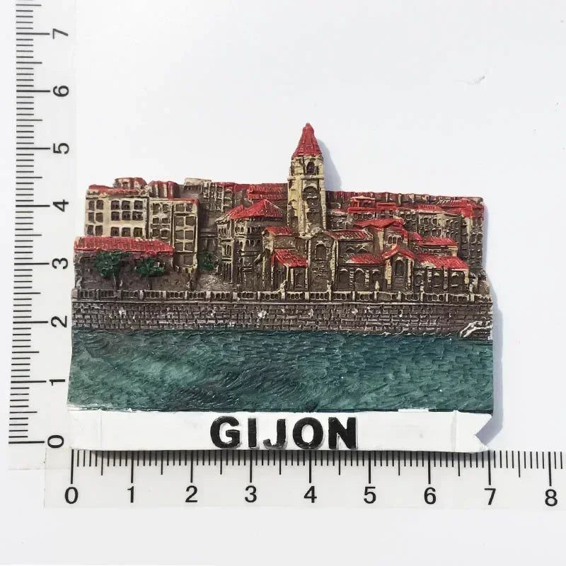 Spanish Fridge Magnets Toledo La Catedra Cathedral Malaga Montserrat Magnetic Refrigerator Stickers Tourist Souvenirs Idea Gifts - Grand Goldman