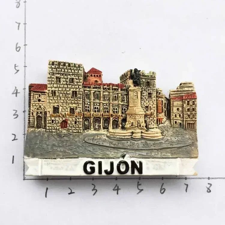 Spanish Fridge Magnets Toledo La Catedra Cathedral Malaga Montserrat Magnetic Refrigerator Stickers Tourist Souvenirs Idea Gifts - Grand Goldman