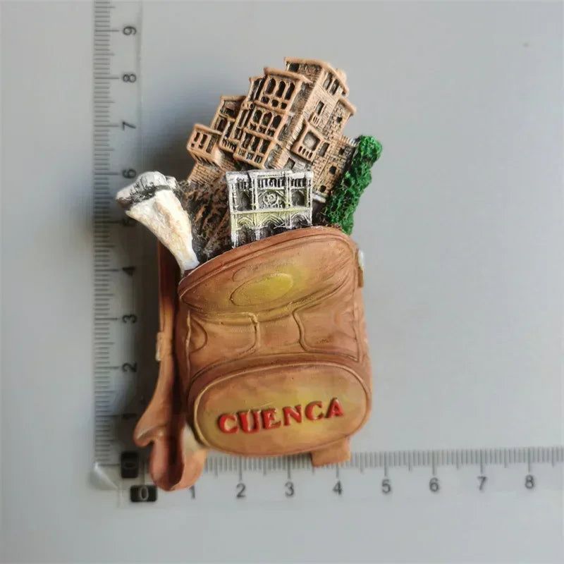 Spanish Fridge Magnets Toledo La Catedra Cathedral Malaga Montserrat Magnetic Refrigerator Stickers Tourist Souvenirs Idea Gifts - Grand Goldman