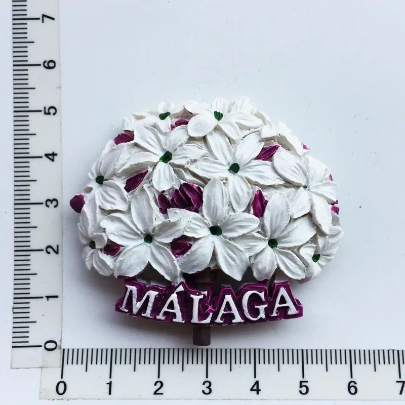 Spanish Tourist fridge magnets Souvenirs Valencia Cathedral 3d Resin Magnetic Magnet Refrigerator Stickers Collection Gifts - Grand Goldman