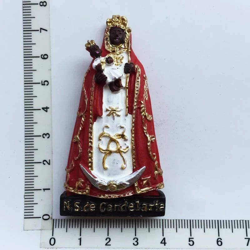 Spanish Tourist fridge magnets Souvenirs Valencia Cathedral 3d Resin Magnetic Magnet Refrigerator Stickers Collection Gifts - Grand Goldman