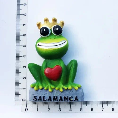 Spanish fridge magnets Salamanca frog legend cute animal looking for Frog travel souvenir decorative crafts magnetic sticker - Grand Goldman
