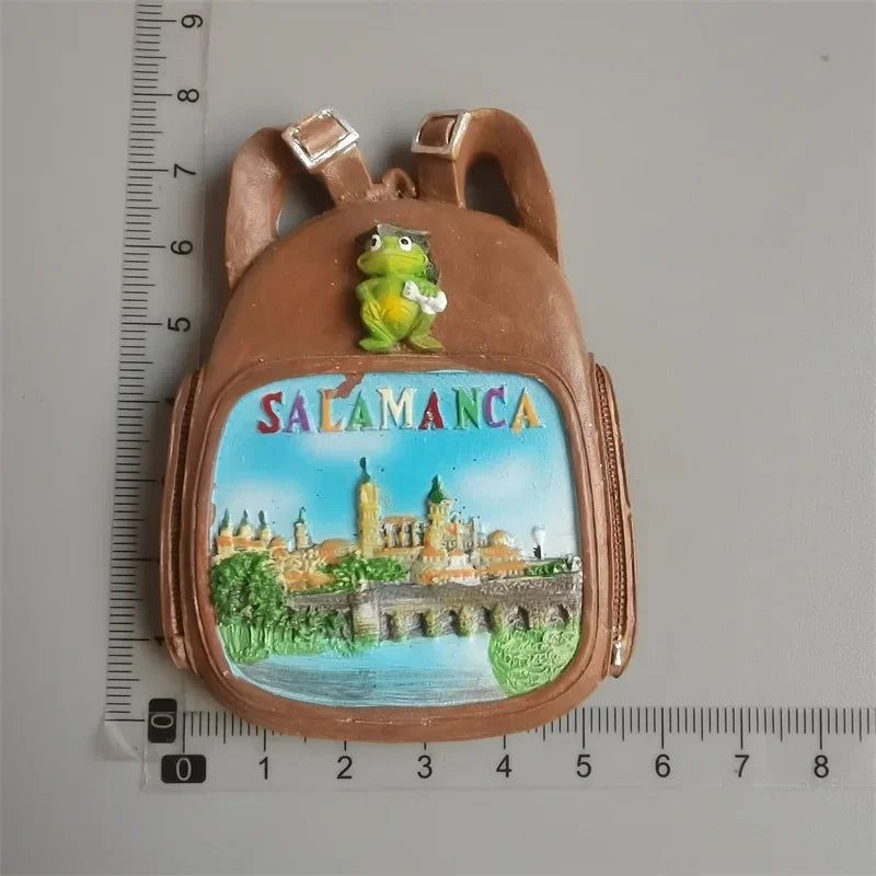 Spanish fridge magnets Salamanca frog legend cute animal looking for Frog travel souvenir decorative crafts magnetic sticker - Grand Goldman