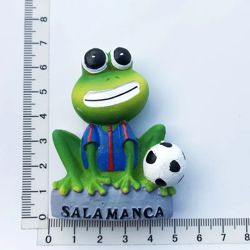 Spanish fridge magnets Salamanca frog legend cute animal looking for Frog travel souvenir decorative crafts magnetic sticker - Grand Goldman