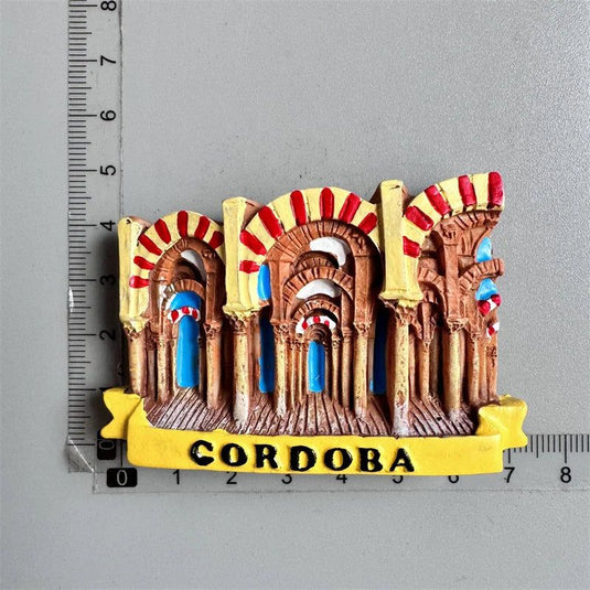 Spanish Fridge Magnets Toledo La Catedra Cathedral Malaga Montserrat Magnetic Refrigerator Stickers Tourist Souvenirs Idea Gifts - Grand Goldman