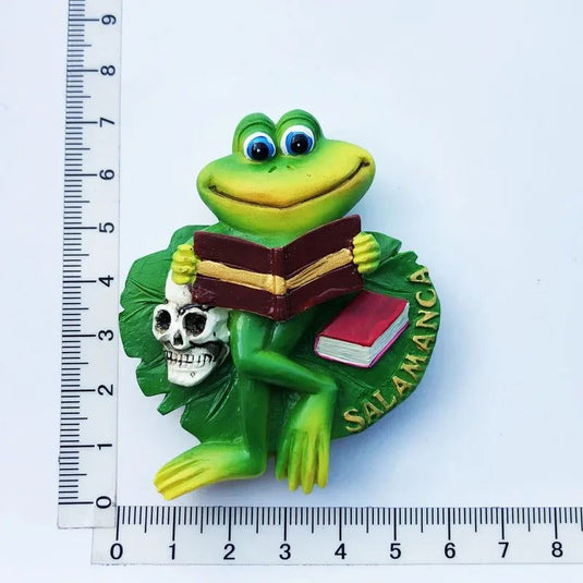 Spanish fridge magnets Salamanca frog legend cute animal looking for Frog travel souvenir decorative crafts magnetic sticker - Grand Goldman