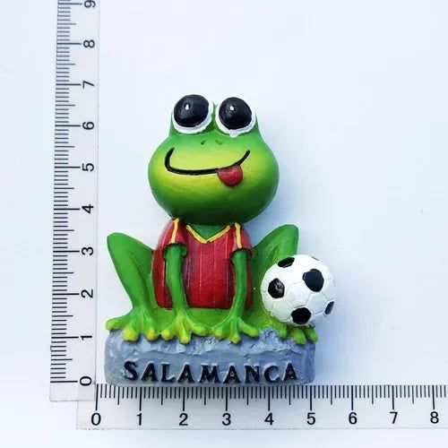 Spanish fridge magnets Salamanca frog legend cute animal looking for Frog travel souvenir decorative crafts magnetic sticker - Grand Goldman